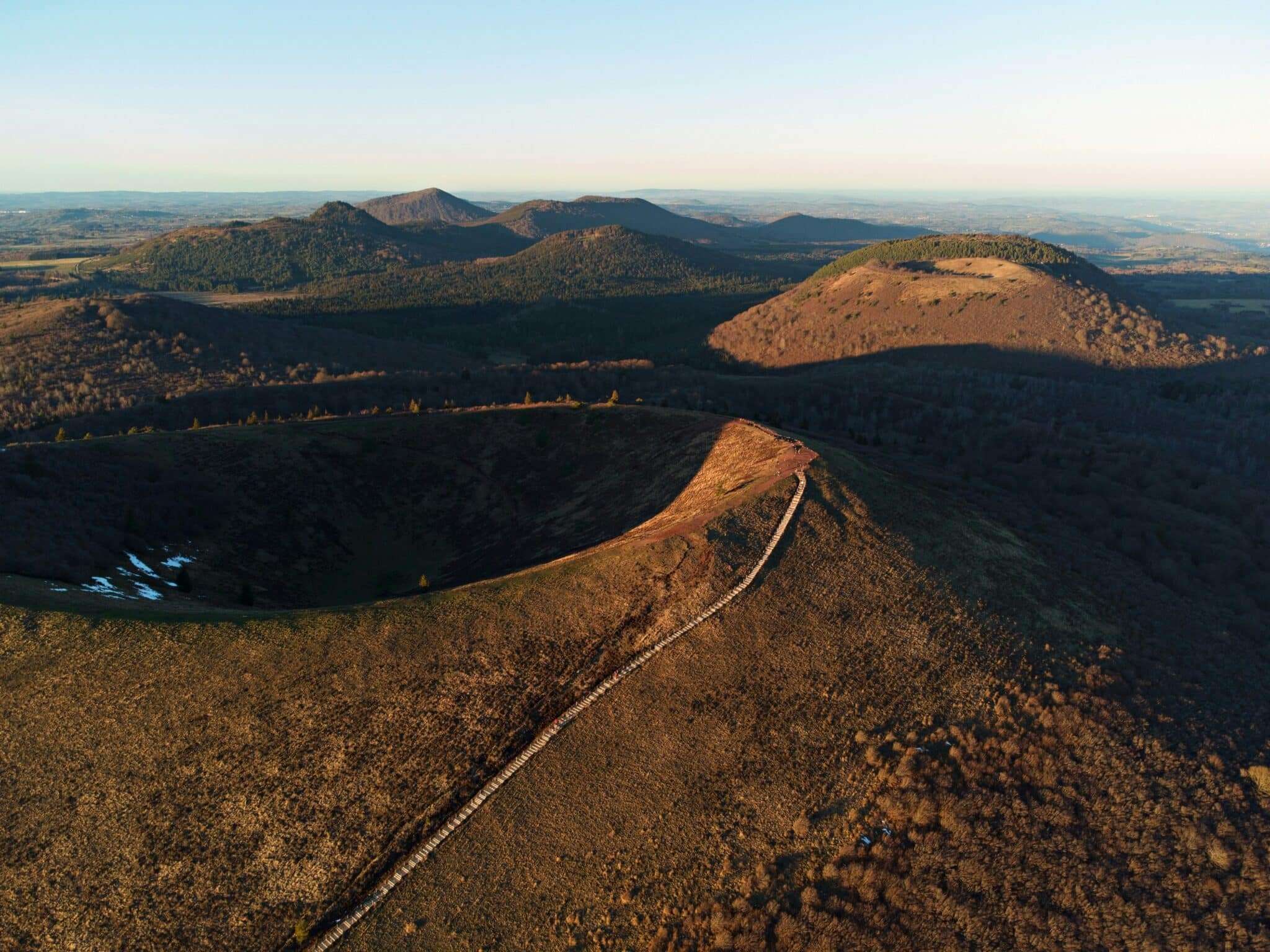 Puy-de-Dôme et Volcans d'Auvergne avec son chien