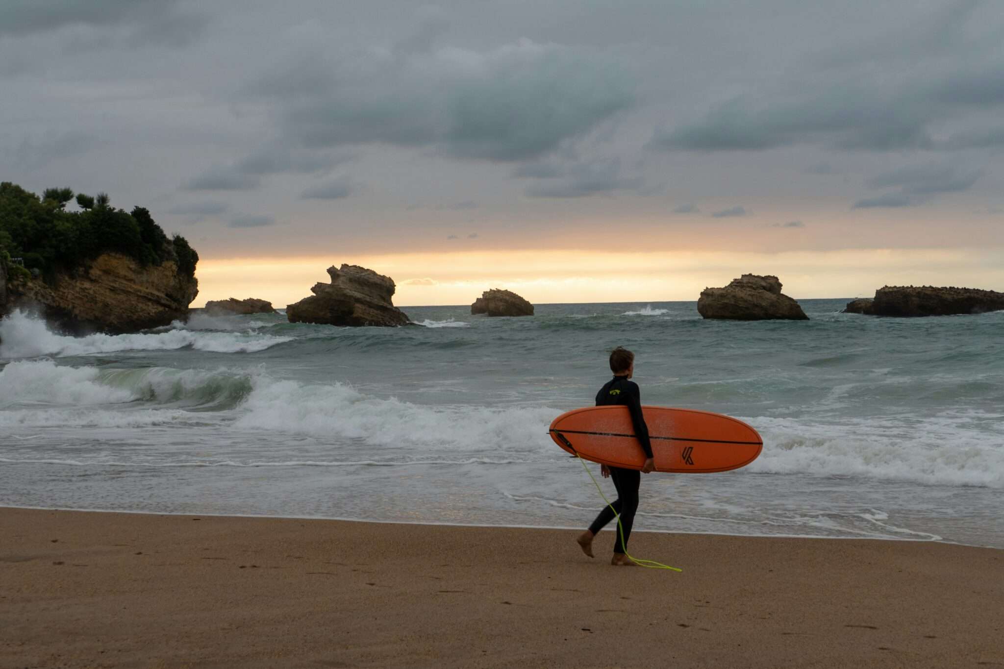 Côte des Basques Biarritz surf plage chien location vacances