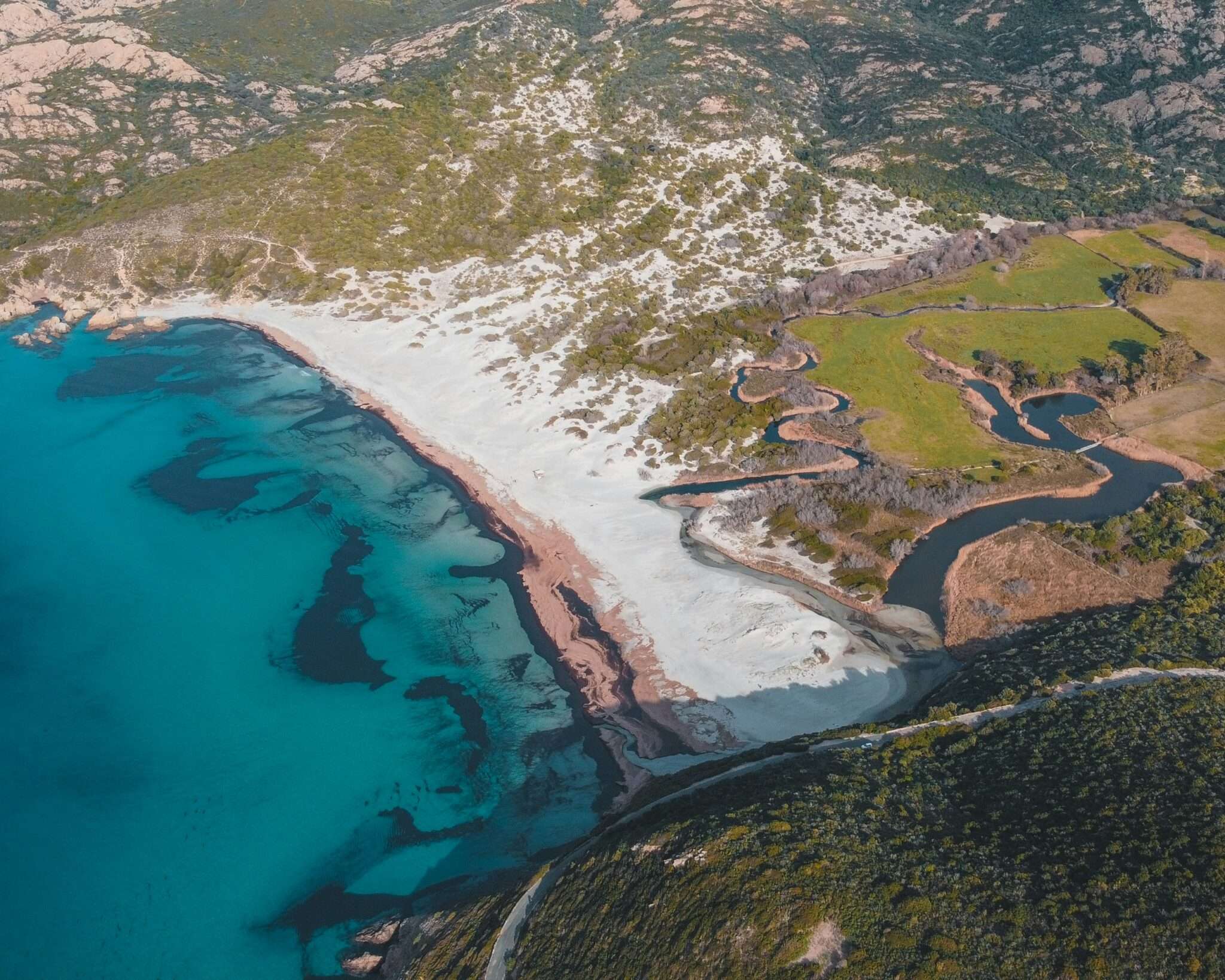 Santa Giulia lagon Corse-du-Sud location vacances chien