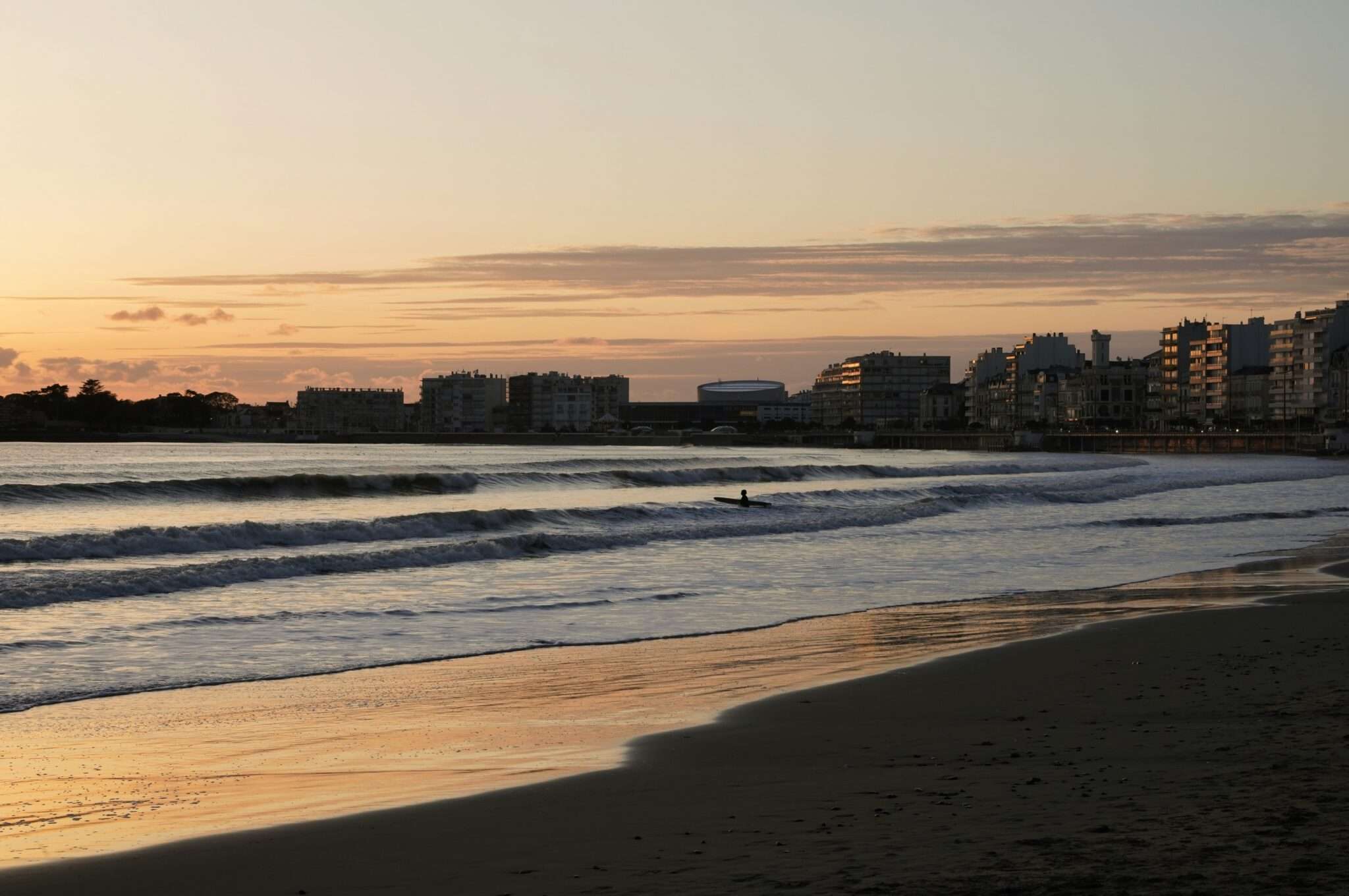Plage des Sables-d'Olonne en Vendée, accessible aux chiens hors saison