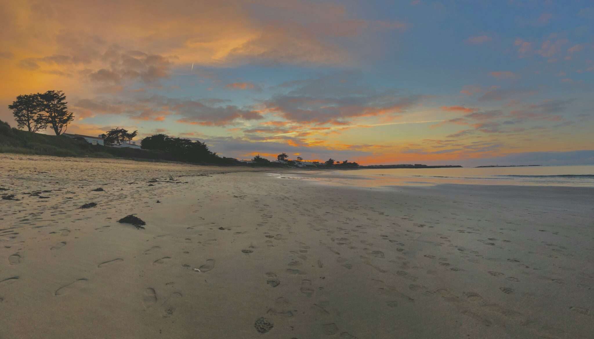 Paysage de l'Île de Noirmoutier en Vendée