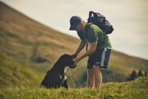Paysage de montagne a Loudenvielle ou les chiens sont acceptes
