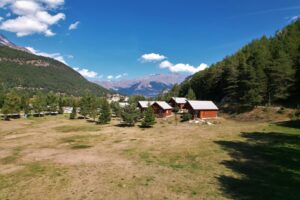 Chalets de montagne dans un alpage à Val-Cenis